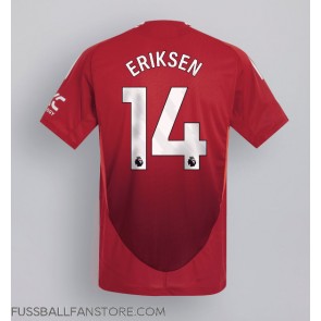 Manchester United Christian Eriksen #14 Replik Heimtrikot 2024-25 Kurzarm